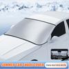 Car Shade Cover Full-Scenario Protection Blocks Snow Frost UV Rays Dust Leaves Anti-Theft Windshield Protective Cover Easy Install Car Shield