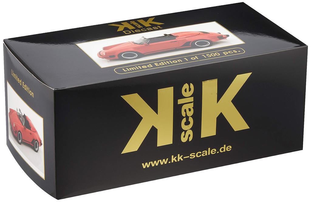 KK scale scale Porsche 911 Speedster 1989 red finished product KKDC180451 1/18