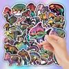 50 Colorful Animal Skeleton Waterproof Stickers for Kids - Perfect for Journaling, DIY, Water Bottles & Computers