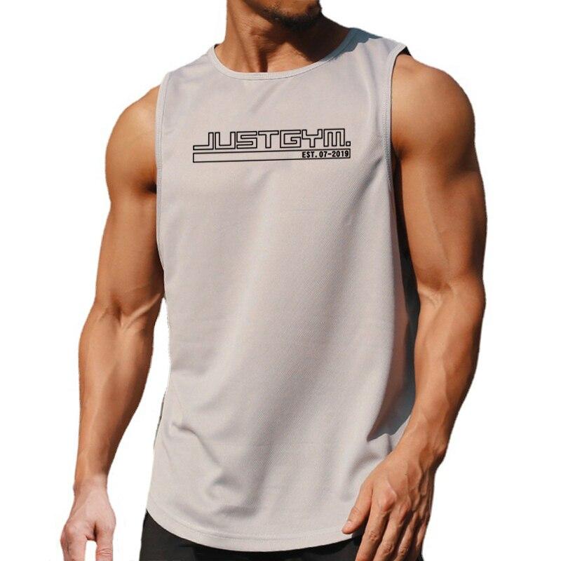 Muscleguys   New Arrival Men's Summer Thin Streetwear Comfortable Vest American Basketball Loose Mesh Quick-drying Sleeveless T-shirt