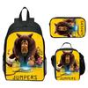 Hoppers Biber Metamorphose Druck 3-teiliges Set Schulrucksack Brottasche Federmäppchen Cartoon Schüler Set