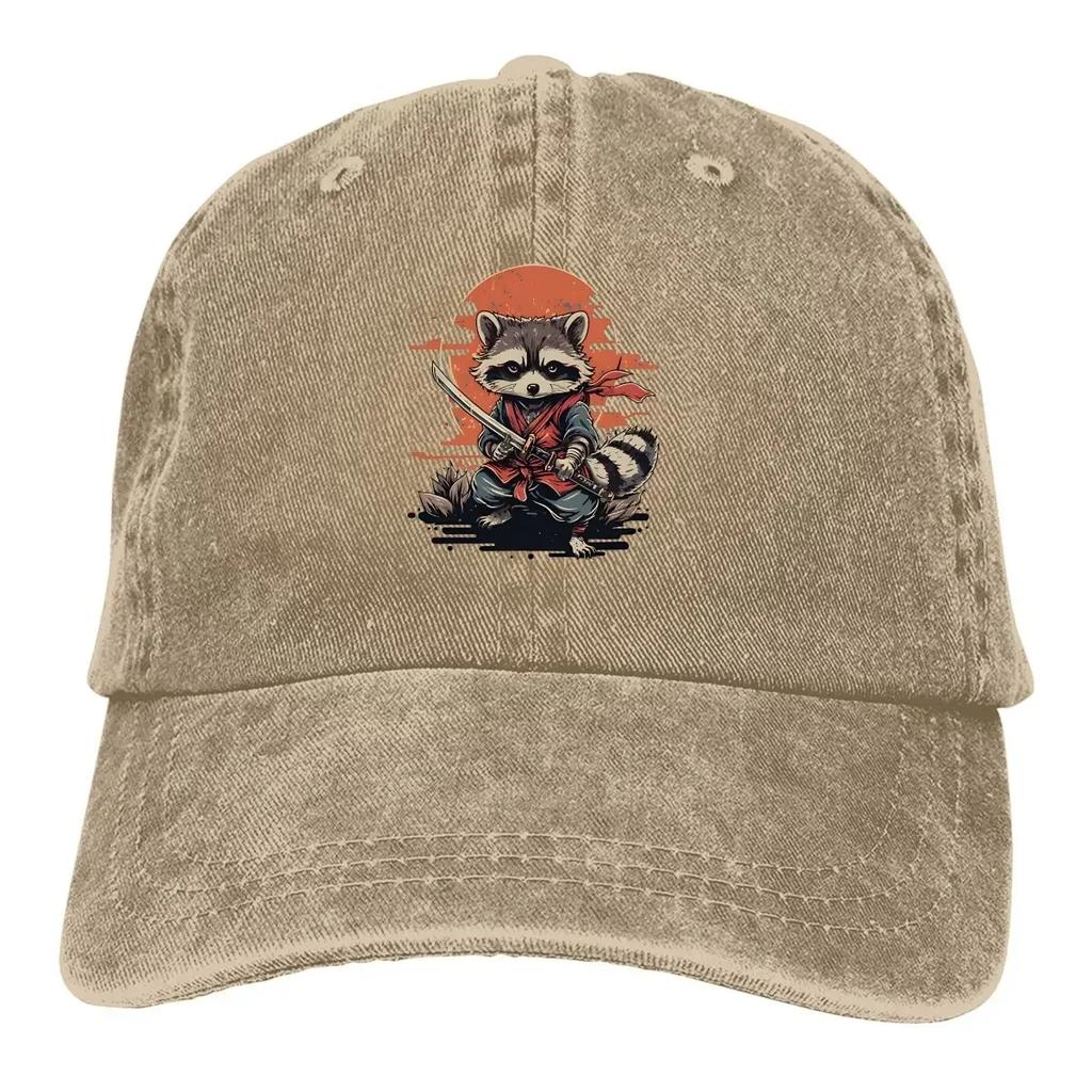 Japanese Raccoon Baseball Cap Men Hats Women Visor Protection Snapback Raccoon Lover Caps