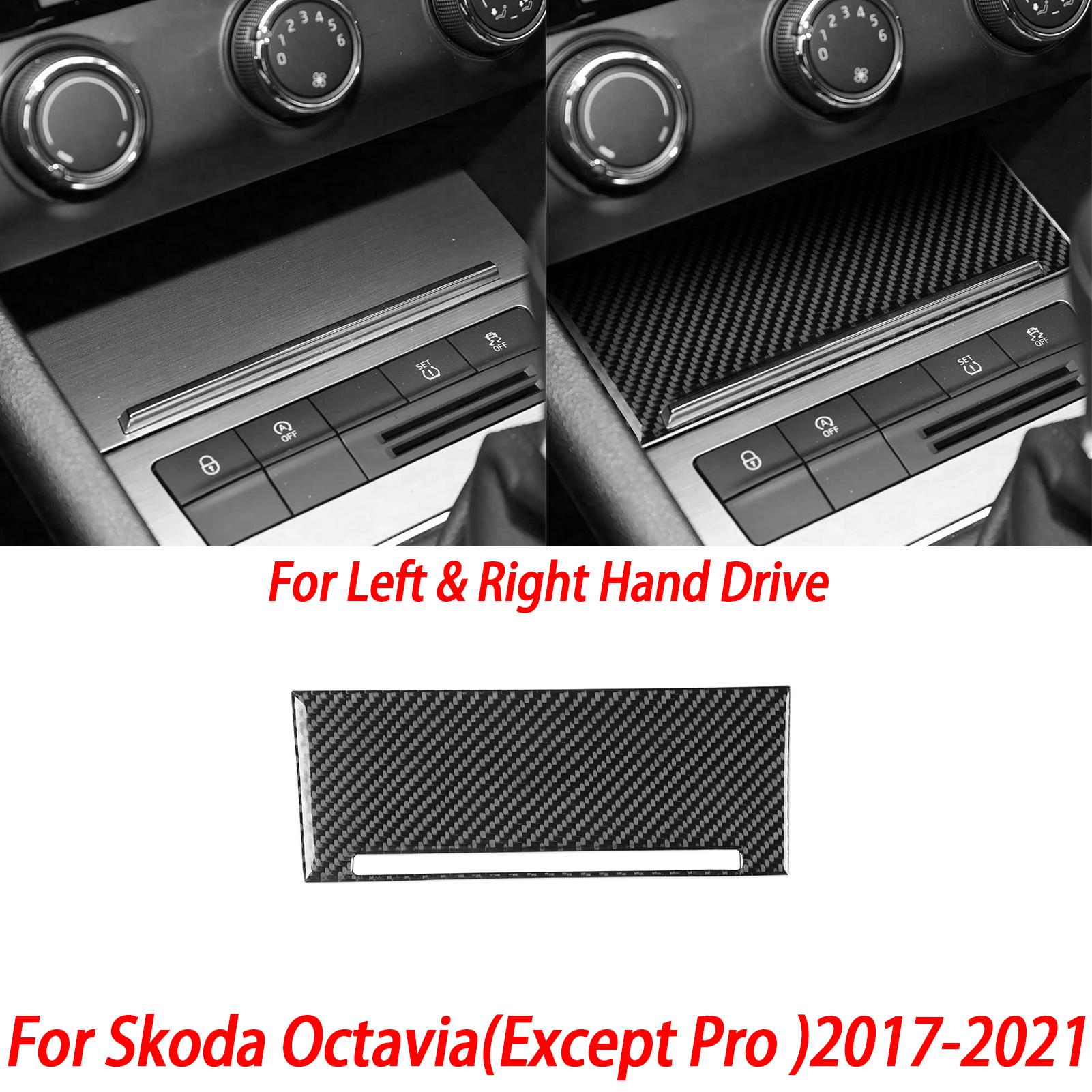 

Аксессуары для интерьера из углеродного волокна для Skoda Octavia(Кроме Pro) 2017 - Наклейка на панель ручки переключения передач и ручки двери центральной консоли 21