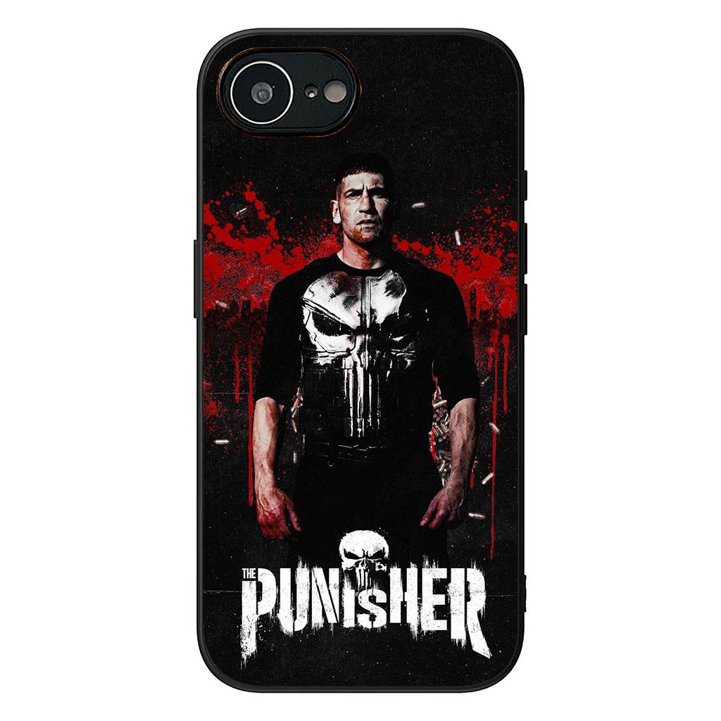 Die Marvel Punisher Schädel Hülle Handyhülle für Samsung Galaxy A56 A26 A36 A10 A20 A30 A31 A32 A50 A51 A52 A53 A33 A12 A14 Hülle