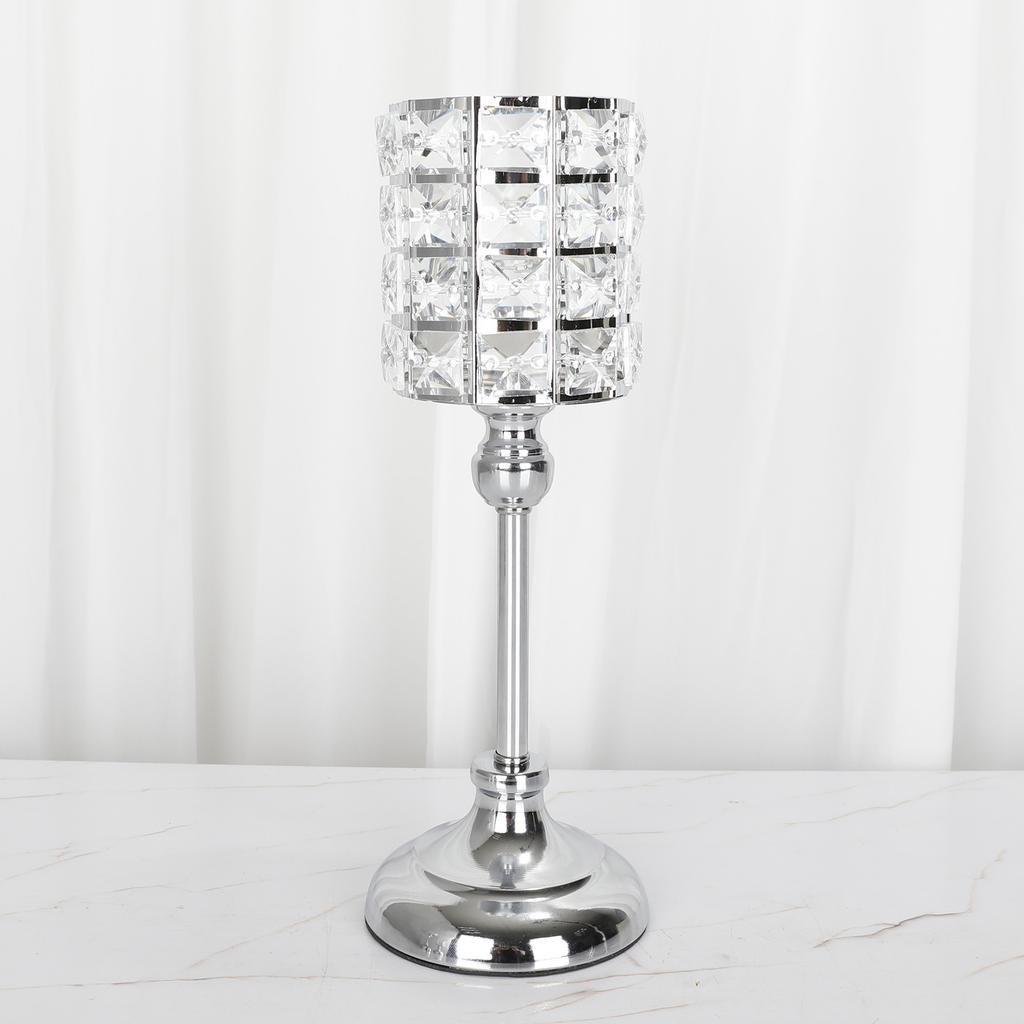 European Gold Crystal Candlestick Home Decor Iron Candlestick Wedding Candlelight Dinner Props Home Decor