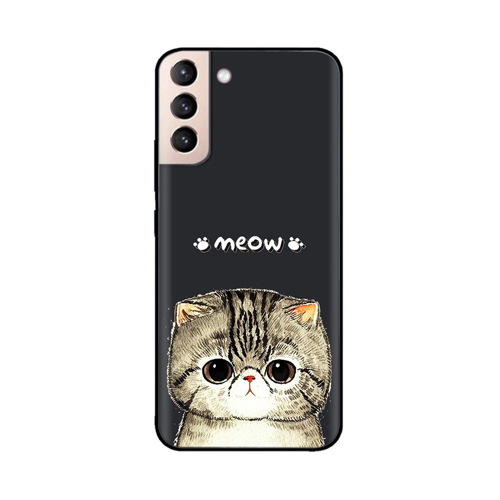 For Samsung Galaxy S21 Plus Case Soft Black Silicone Cover Protective Shell For Samsung Galaxy S21 Plus Ultra S21+ FE 5G Case