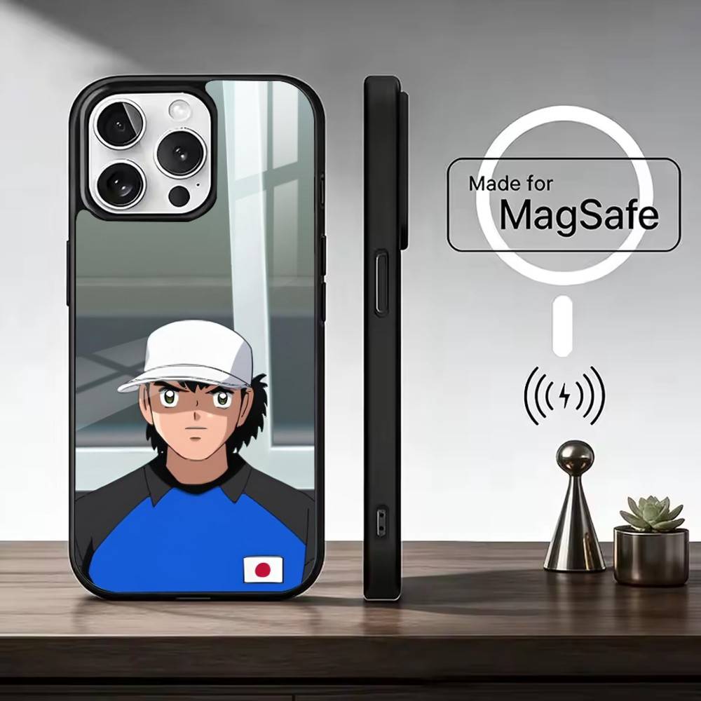 Comic C-Captain Tsubasas   Phone Case For iPhone17,16,15,14,13,12,11 Plus,Pro Max Magnetic For Magsafe Wireless Charging iPhone14PRO
