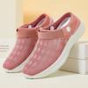 Women's Shoes Summer Half-tray Fly-woven Breathable Casual Shoes, Light Slippers On One Foot, Fashionable Mesh Shoes To Wear Outside