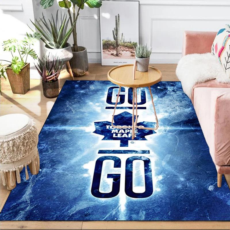 Toronto Leafs Logo Area Rug Suitable for Indoor And Outdoor,Carpets for Kitchens, Homes, Offices, Living Rooms,Home Decor,Christmas Gift