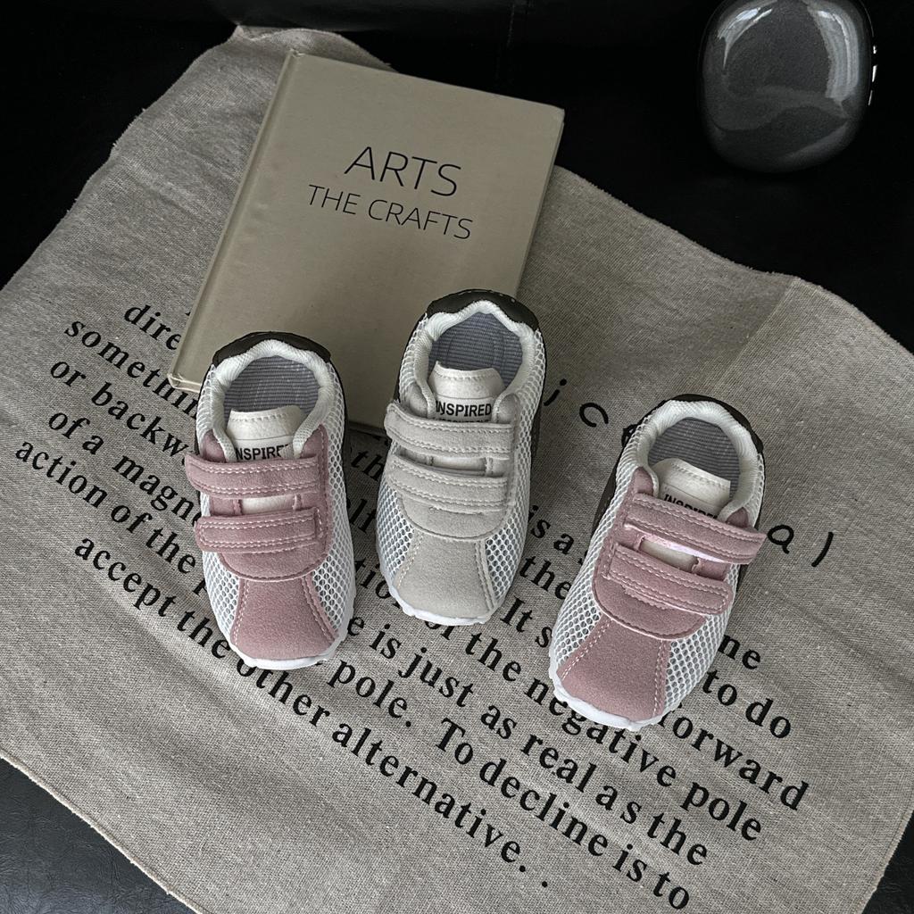 2025 Summer New Baby Functional Shoes 1-3 Toddler Shoes Mesh Breathable Girls Forrest Gump Shoes Boys Net Shoes