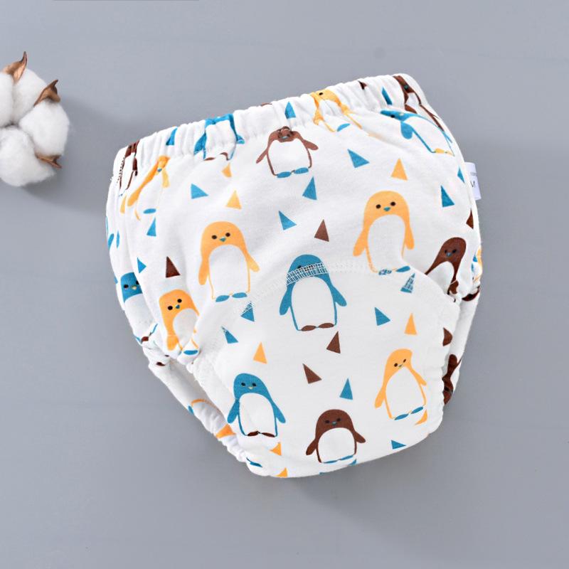6-12kg 6-layer Gauze Diaper Pocket Learning Pants Baby Cloth Diaper Breathable Diaper Spring/summer Style