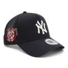New Era Netzmütze mit MLB-Seite NY Einheitsgröße SL und NEYYAN NER36C9187 9FORTYA-Frame-Aufnäher, Marineblau, 940AFTR, SP, NVY, 14388606,