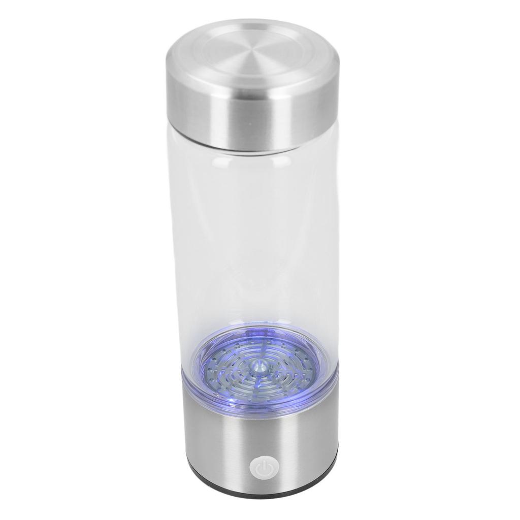 420ml Hydrogen Water Bottle Rechargeable Quick Electrolysis 1000PPB Hydrogen Rich Water Bottle Gener