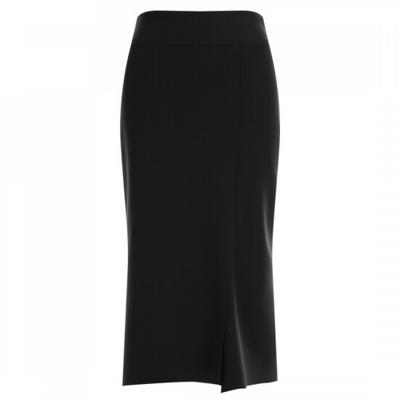 Shop Fw Women Stretchy Span Long Skirt Asymmetrical Black Ns Wsk 20015