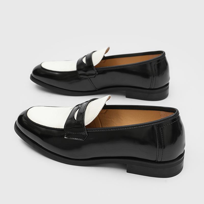 New Trend Loafers for Man Big Size 38-46 Breathable Slip On Flats Lightweight Men's Leather Shoes Comfortable Male Casual Shoes