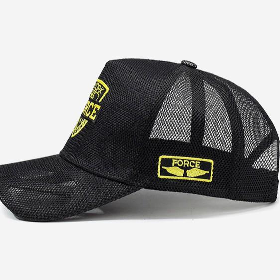 Men's Full Mesh High Crown Baseball Cap - Large Fit, Lightweight, Breathable, Wide Brim Sun Protection