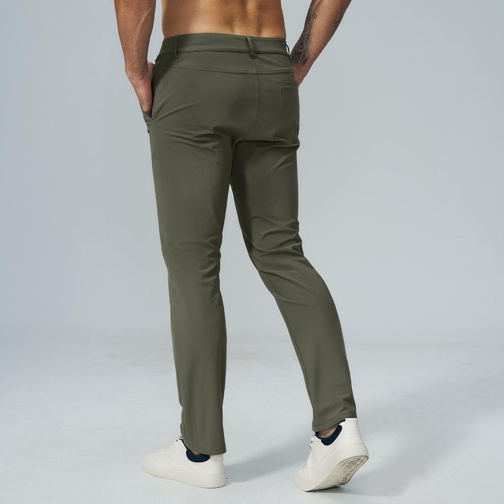 Men's Soft Skin-friendly Golf Straight Quick-Drying Sports Leisure Outdoor Commuter Pants