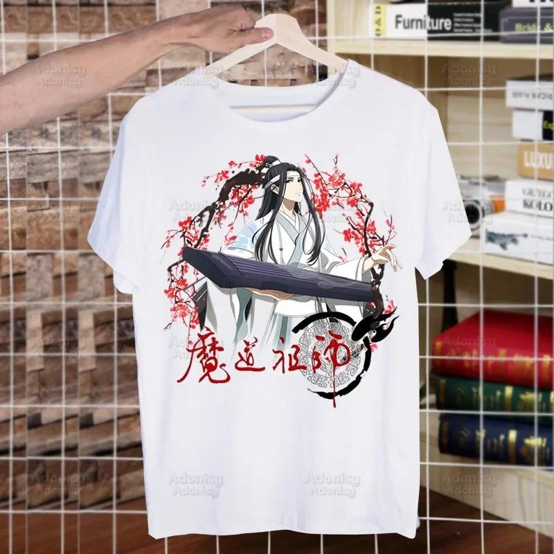 Mo Dao Zu Shi The Untamed Harajuku Man T Shirts Lan WangJi Wei Wu Xian Tees Shirt Tops Short-Sleeved Aesthetic Anime T Shirt