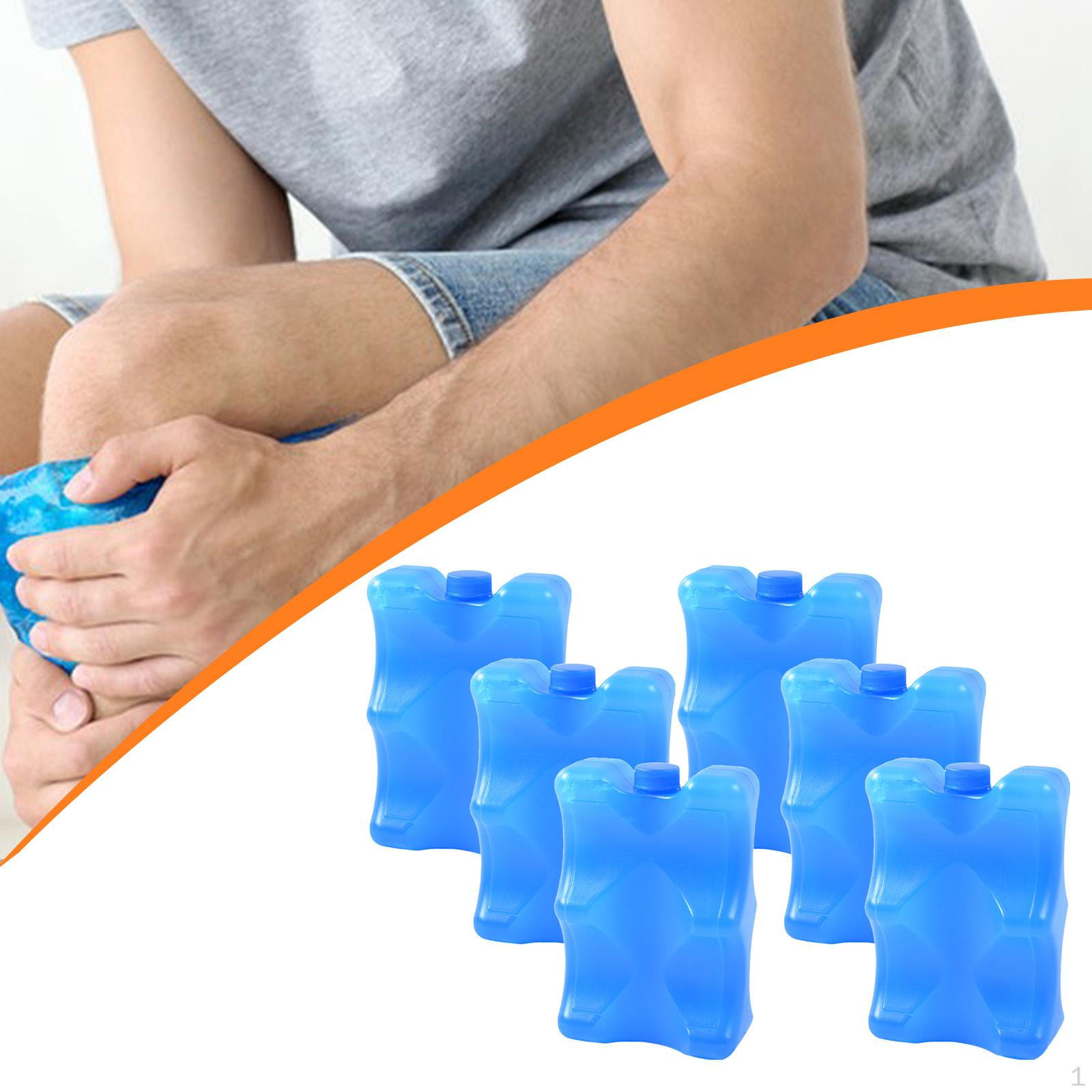 

6 шт. пакетов со льдом для хранения бутылочек с грудным молоком, герметичные охладители для ланч-бокса, многоразовые охлаждающие пакеты для дома