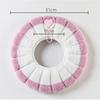 Pink Universal Soft Warm Washable Toilet Seat Cover Mat Set for Home Decor Closestool Mat Seat Case Toilet Lid Cover Accessories WBL