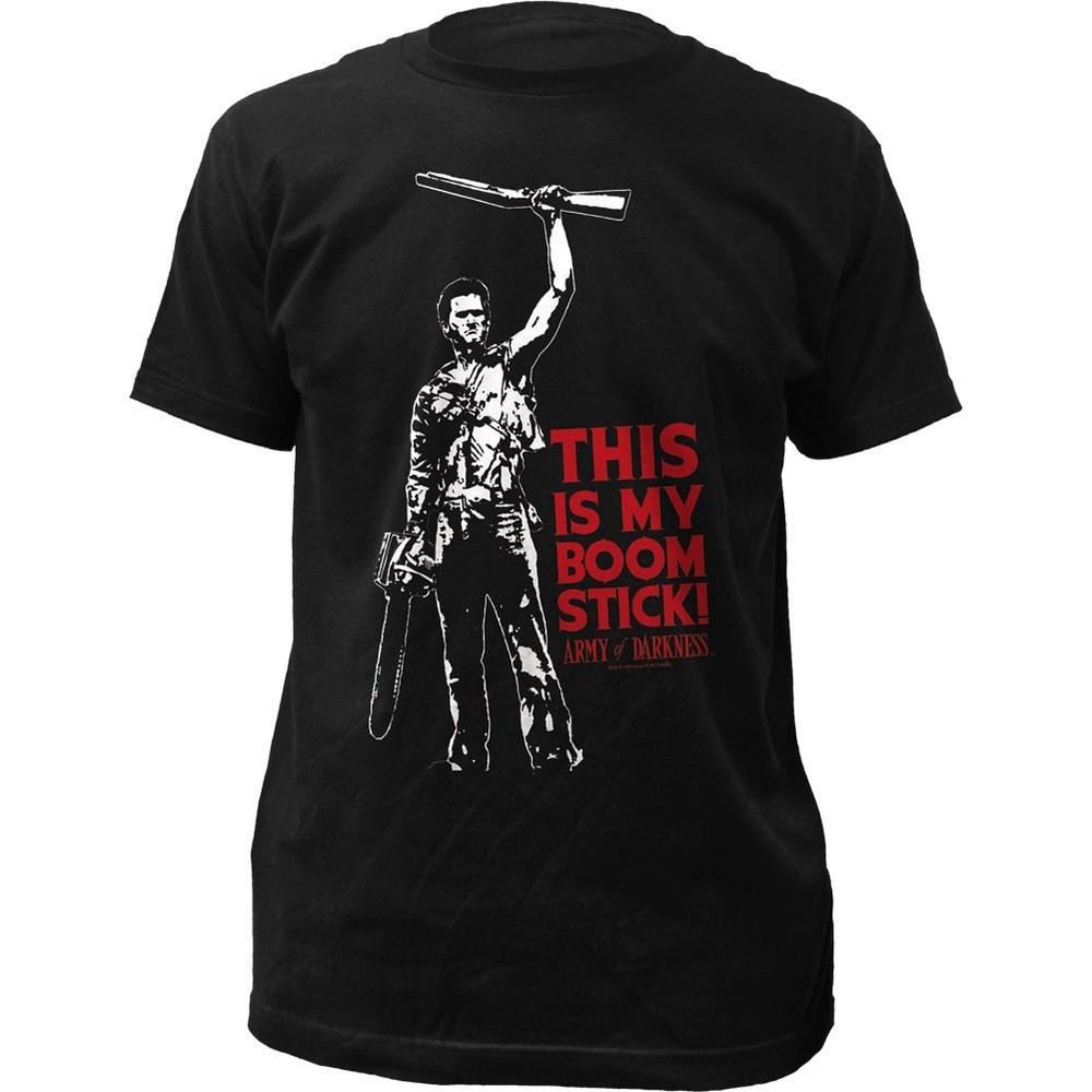 Army Of Darkness This Is My Boom Stick Mens T Shirt Classic Pop Movie New Black Unisex T-Shirt XL