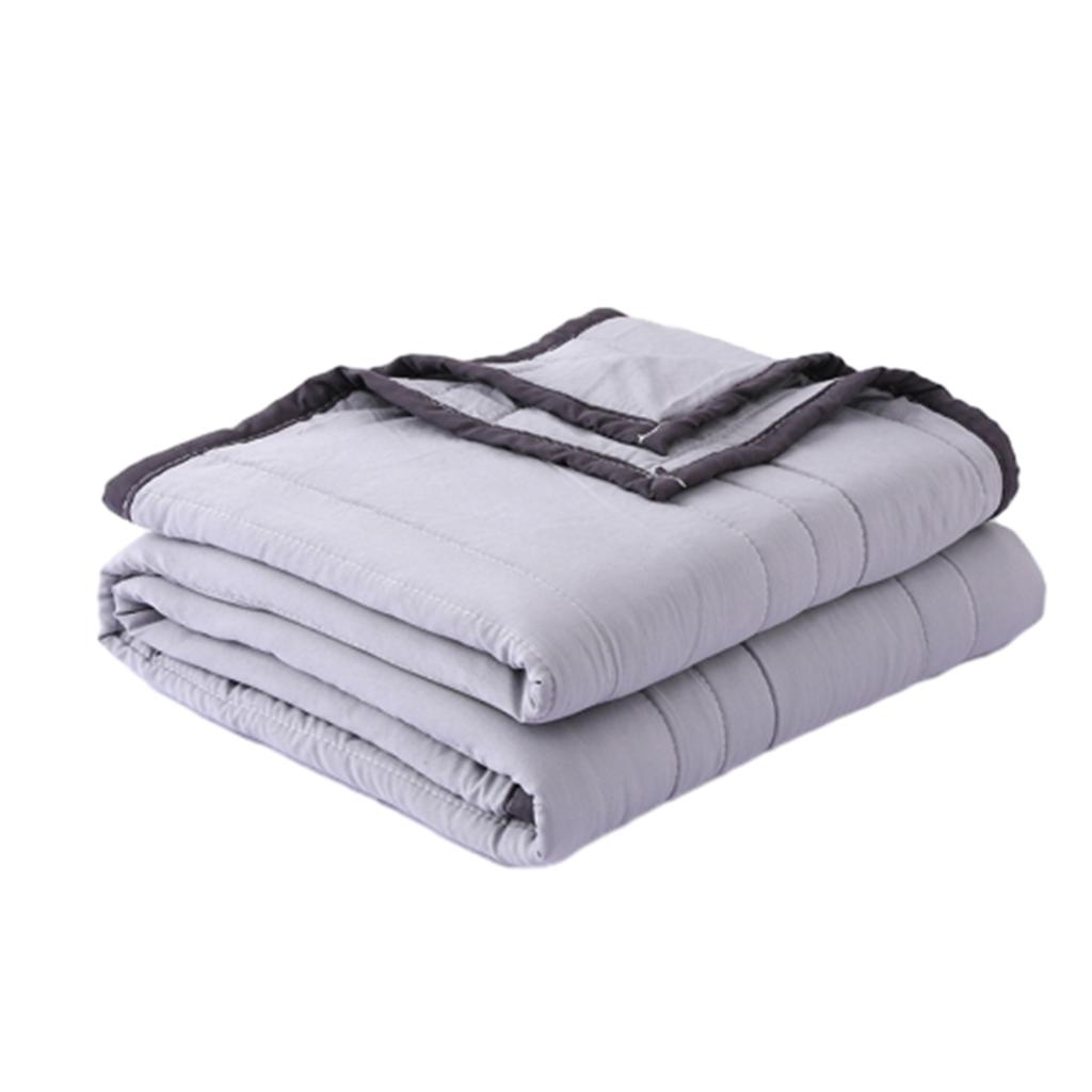 Washed Cotton Summer Quilt Portable Foldable machine washable Comfort Blankets for Home Bedroom Couch Sofa Bed Soft Blanket