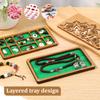 Houten Kralen Opberg Organizer Kralen Sorteerbakje Sieraden Maken Gereedschap Bakjes Kralen Organizer Dozen voor Kralenwerk Accessoires