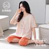 Pajamas with chest pads, women's summer modal short-sleeved cropped pants, summer thin cool cotton and silk loungewear set