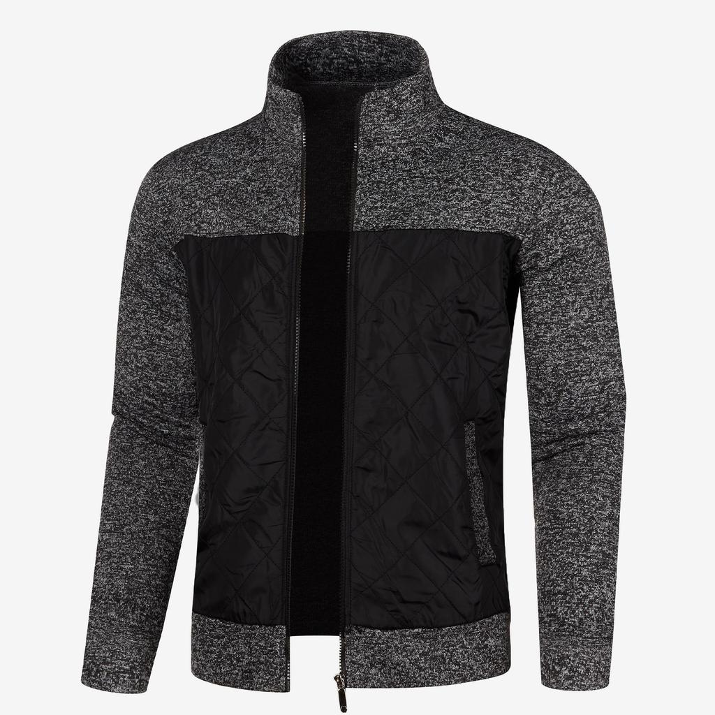 Men's Autumn/Winter Zipper Knit Cardigan Sweater