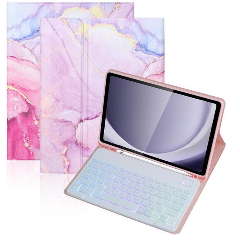 Чехол-клавиатура Bluetooth для RedmiPad2 с отделением для стилуса и цветной подсветкой Redmi Pad SE 11 inch 2023
