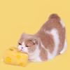 Pet Toy Creative Shape Wear Resistant Attractive Puppy Kitty Toy Cheese Modeling Chew Toy for Home