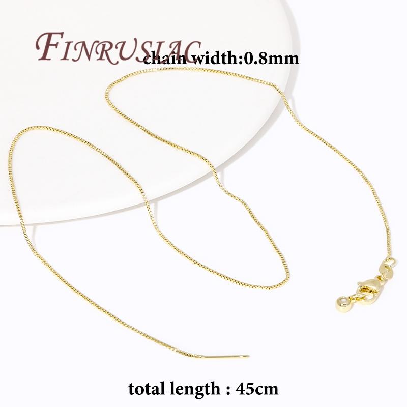 5 Pieces/Lot Adjustable Chains 18K Gold Plated Necklace Chains For Jewelry Making Findings,Pendants Chain with Lobster Clasps