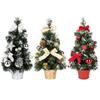 40cm Artificial Christmas Tree Table Ornament with LED Light Balls Christmas Decoration for Home New Year Gift Mini