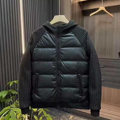 Men's Hooded Cotton Jacket - Trendy Autumn/Winter Lightweight Versatile Couple Style Patchwork Short Coat
