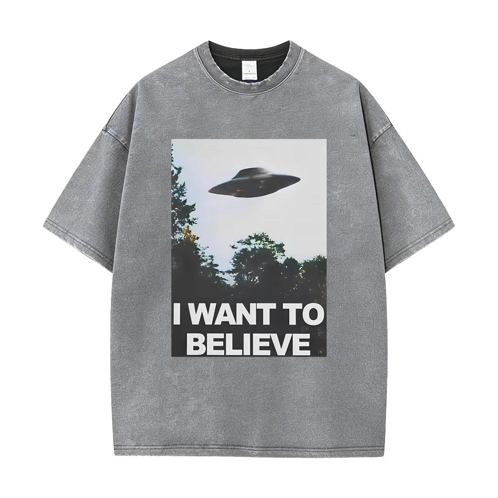 Washed Vintage Movie The X Files All The Taglines The Truth Is Out There Graphic Tshirt Mens Women Casual Cotton Retro T Shirt