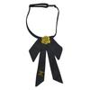 Elegant Flower Design Bowtie Quick Fastening Adjustable Long Necktie For Women Teens Office Event and Daily Outfit
