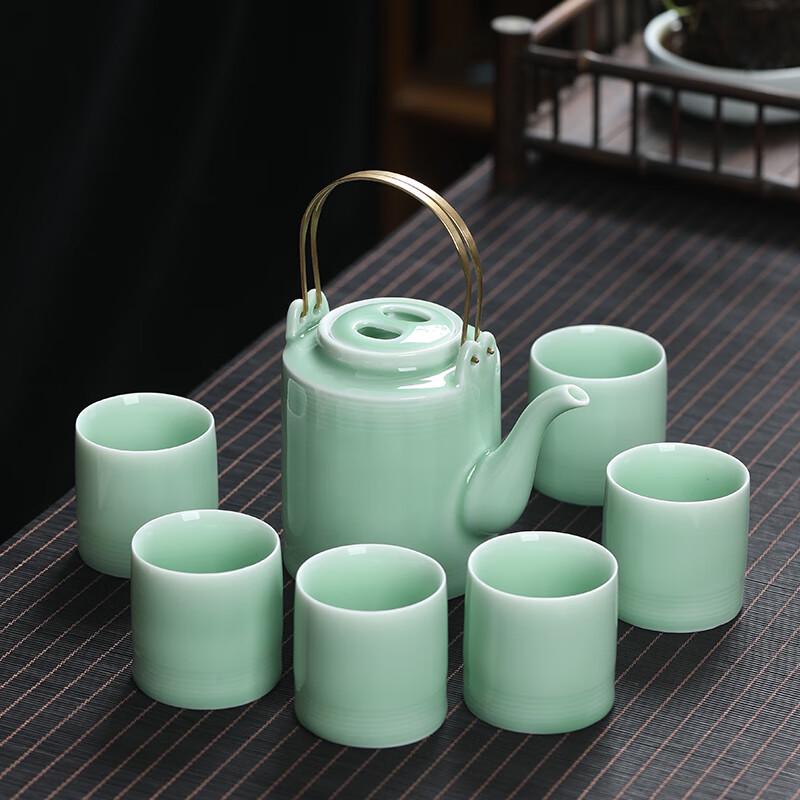 

Longquan Celadon Lifting Beam Tea Set