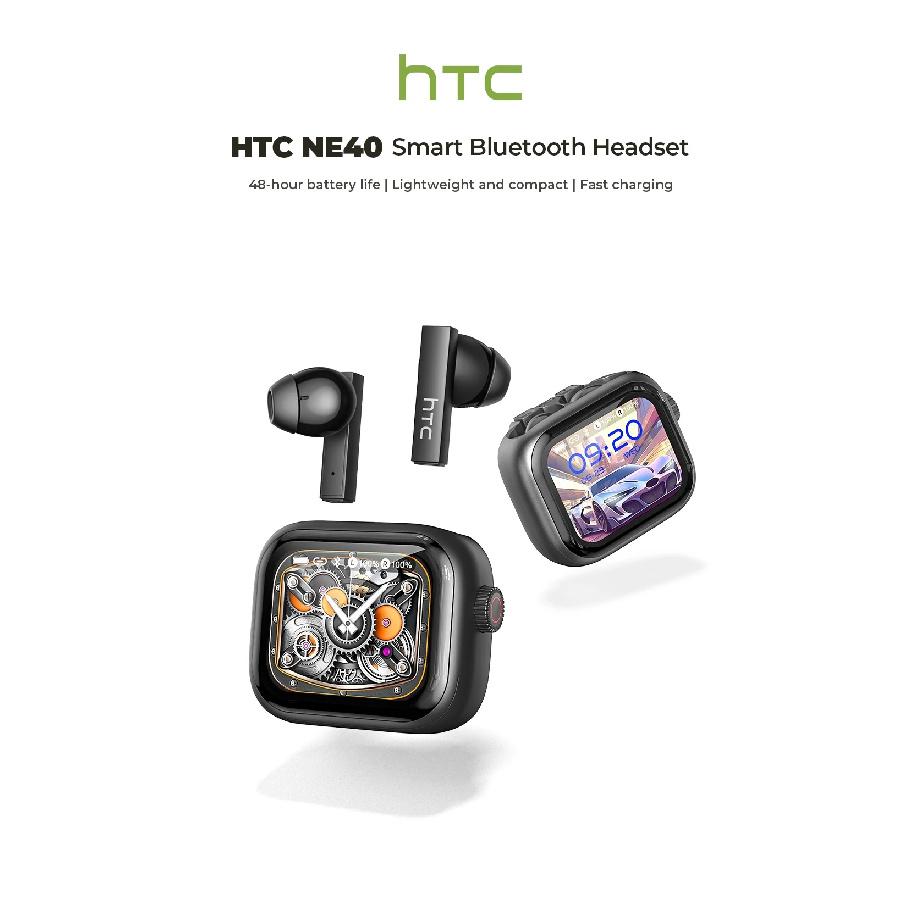 Headphones Bluetooth 5.2 TWS HTC Wireless Earphones Sports Earbuds With Microphone Full HD LCD Display Control Music Headset