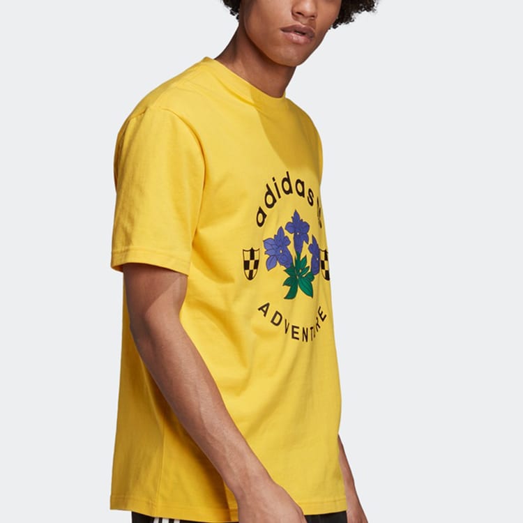 Adidas Originals Adventure T Shirt Men's Sunlight Yellow GD5607