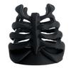 Dark Style Desk Accessory Skeleton Ribcage Bone Pen Holder, 3D Printed Pencil Cup, Gothic Holder Organizer for Pens Pencils Makeup Brushes Dust