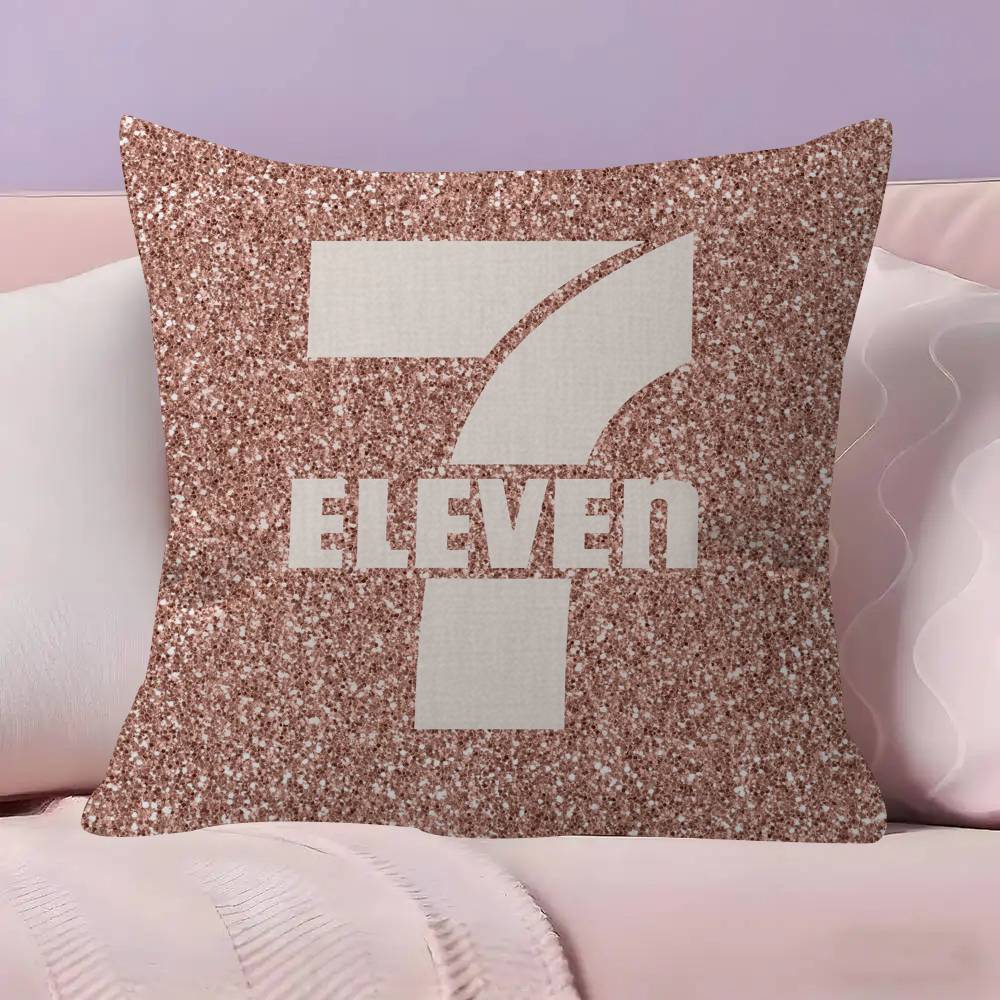 Pillow Gift Home Office Decoration Bedroom Sofa Car Cushion Cover case 45x45 LOGO 7EELEVENS