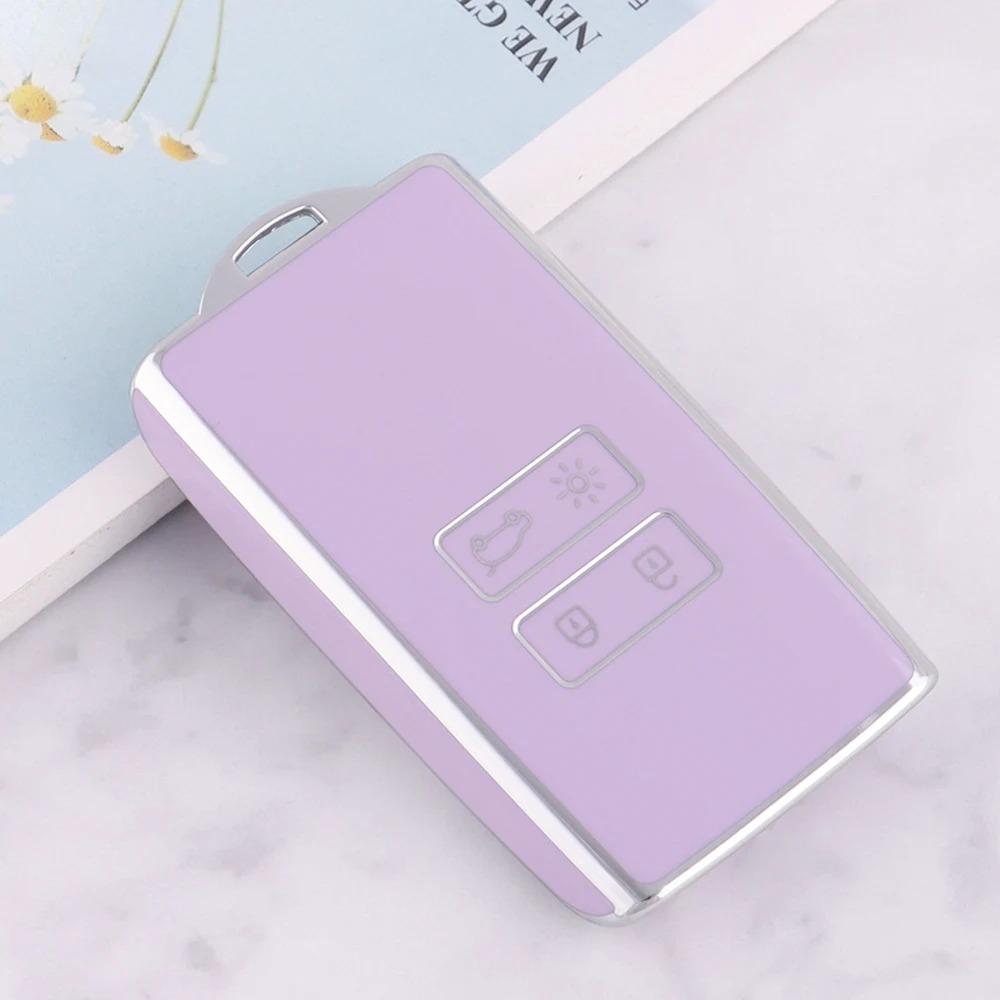 TPU Car Remote Key Case Cover Shell for Renault Koleos Captur Megane Clio Scenic Talisman Arkana for Dacia Sandero Card Fob