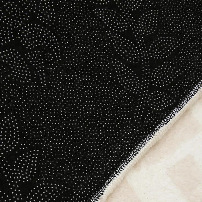 Retro High-end Living Room Decoration Carpet Flowers Round Home Bedroom Bedside Plush Floor Mat Large Area Cloakroom Sofa Rug