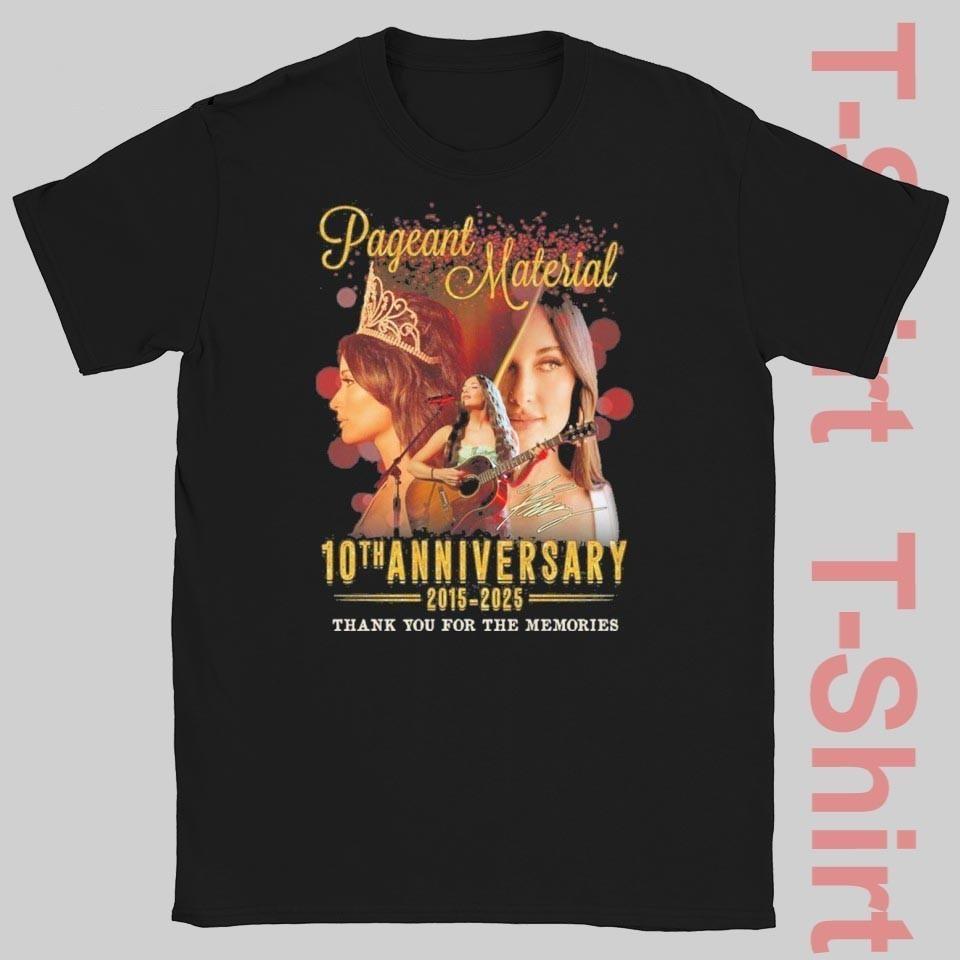 

Kacey Musgraves 10th Anniversary 2015-2025 Cotton Black S-5XL T Shirt SE599 Unisex T-Shirt XXL