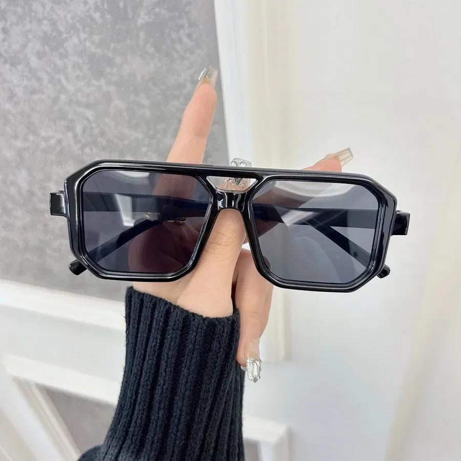 Designer Brand Square Sunglasses Women Men Colorful Rectangle Frame Sun Glasses Female Mirror Colors Cool Fashion