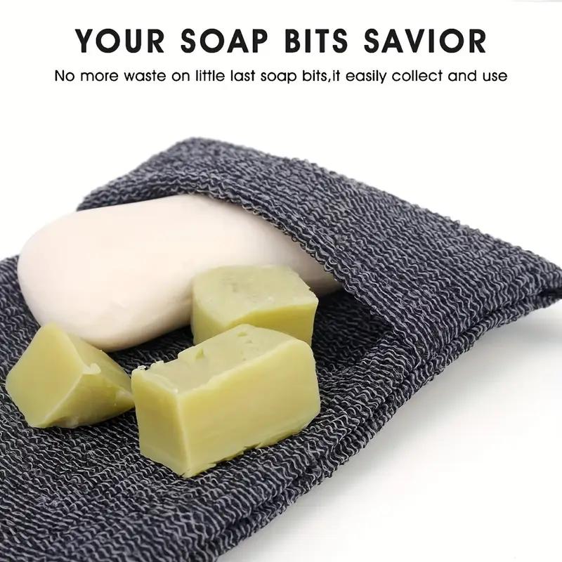 1/3/5PCS Bolsa Protectora de Jabón Exfoliante Red Espumosa Lavado Facial Lavado de Manos Jabón de Baño Red de Burbujas Bolsa de Red para Espuma Limpiadora Bolsa para Jabón de Baño y Lavandería