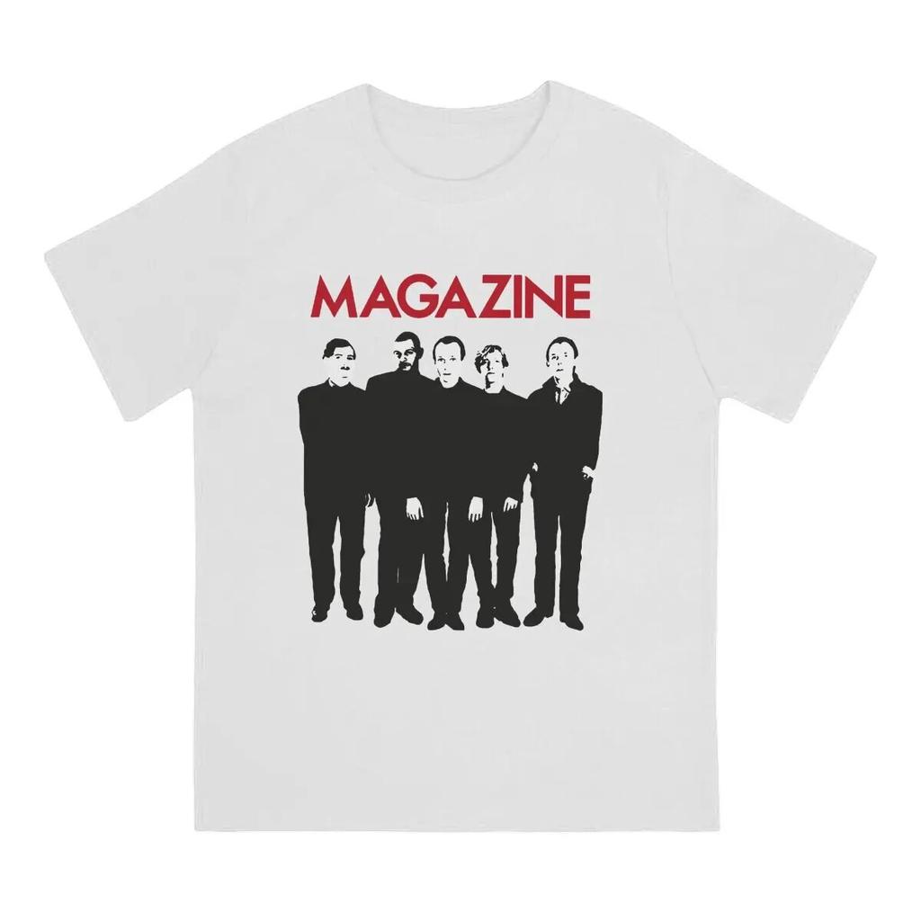 Magazine Band T Shirt Unisex Pure Cotton Funny T-Shirts Crew Neck Magazine Tees Short Sleeve Clothing 4XL 5XL