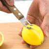 Citrus Lemon Peeler Tool Wood Handle, Ultra Sharp Lemon Rind Twist Peeler Tool Bar Bartender Lime Lemon Stripper