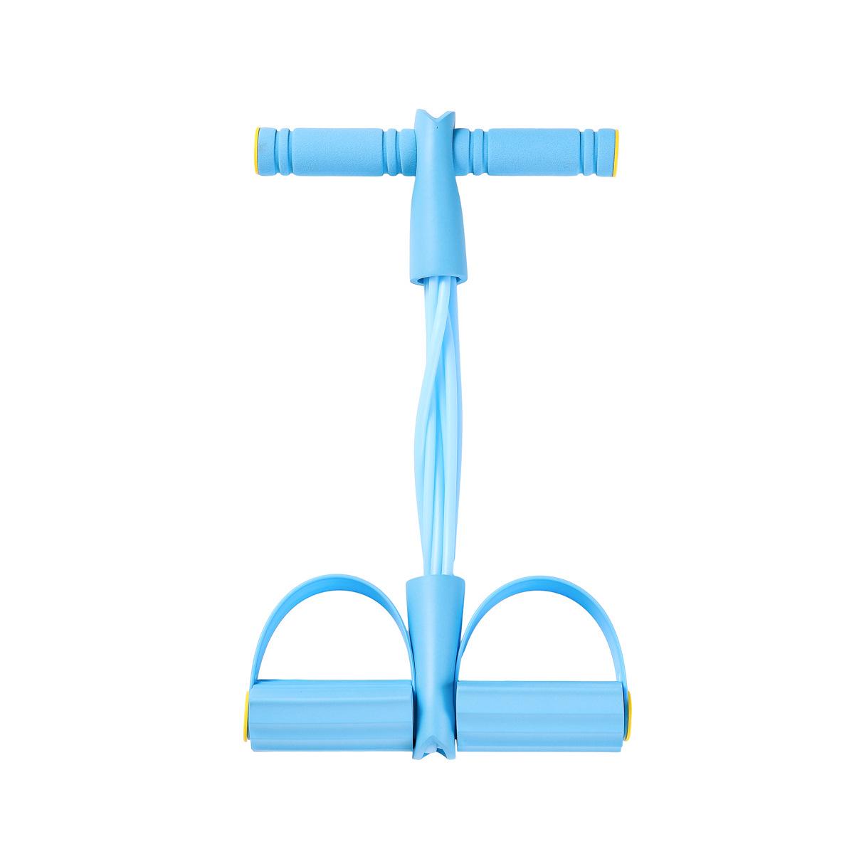 

Шеститрубный эспандер для пресса и скручиваний для йоги с педалью для ног