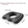 Adjustable Leakproof Inflatable Donut Pillow Inflatable Donut Comfort Car Pillow  Office Chair